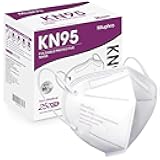 Miuphro KN95 Disposable Face Mask 25 Pack 5-Ply Breathable Safety Masks Against PM2.5, Disposable Respirator Protection Mask for Men and Women White