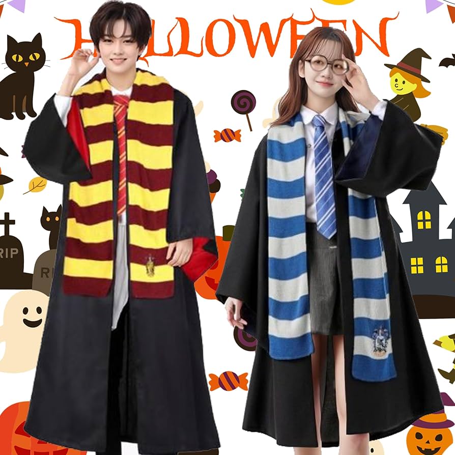 Amazon.co.jp: [AMIBUDCCI] ハリーポッター コスプレ ローブ 5点セット