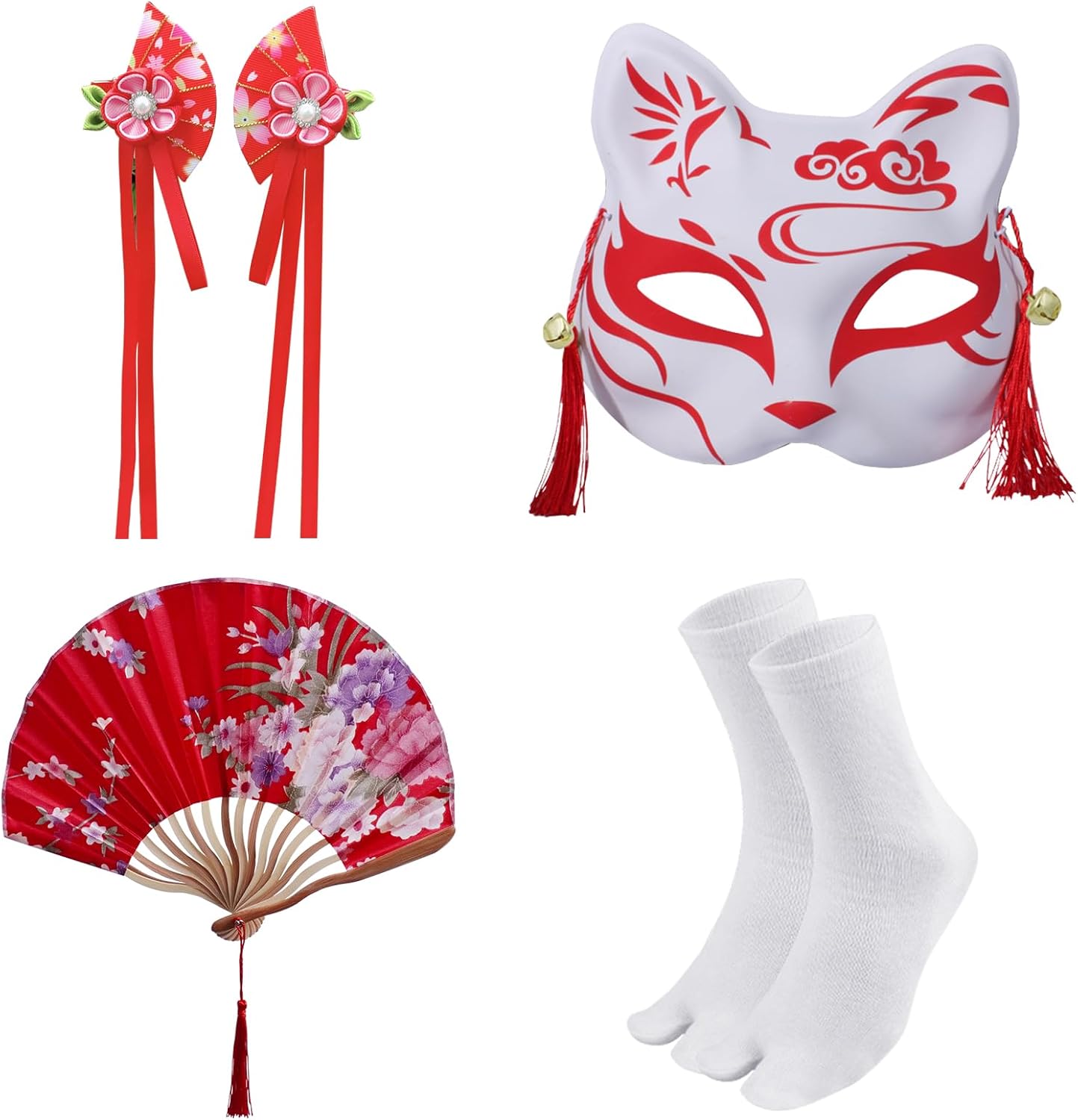 Anime Costumes for Kids Girls Halloween Japanese Kimono Geisha Costume Kids Robes with Accessories - Image 5