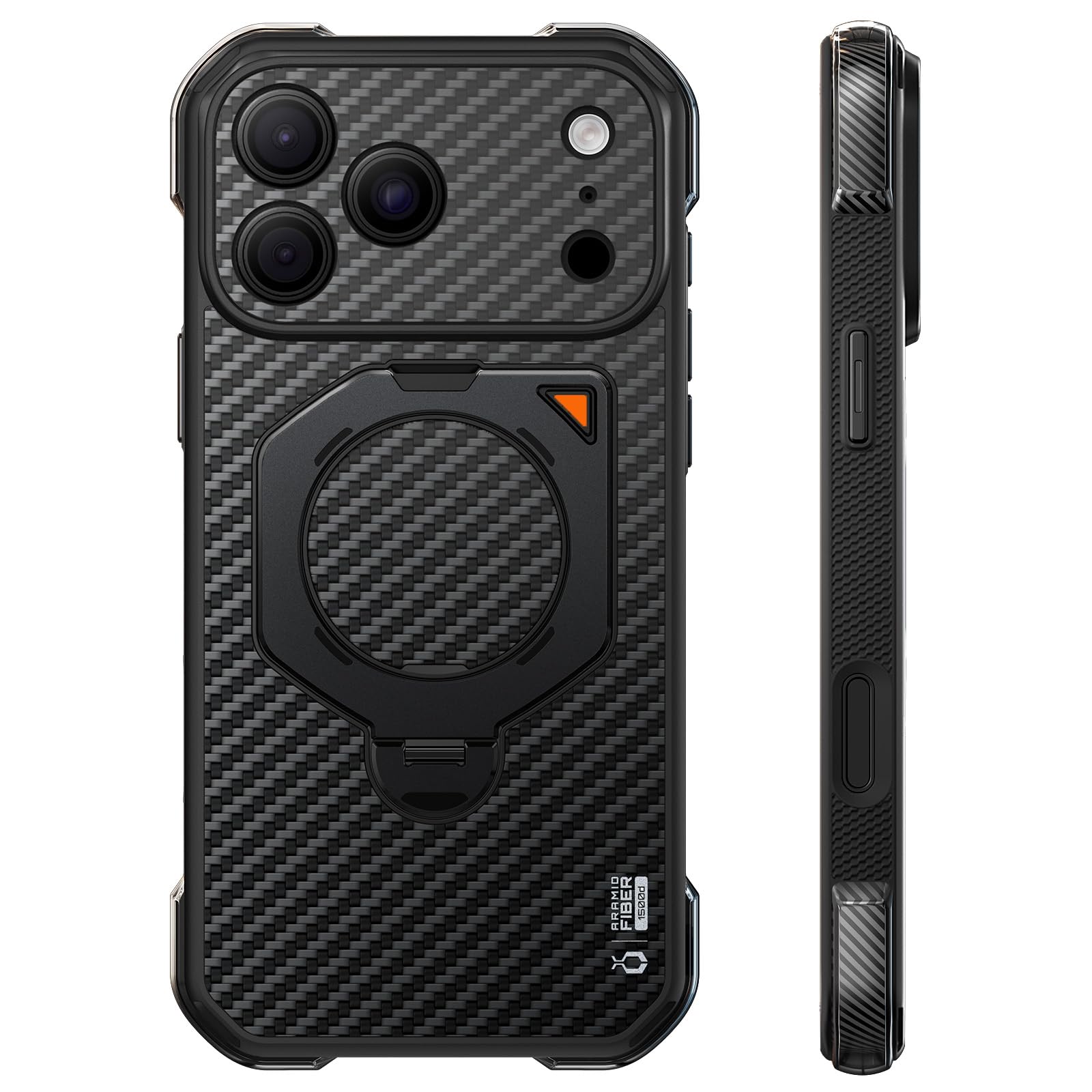 SUPCASE for iPhone 18 Pro Max Case/iPhone 17 Pro Max Case with Stand, Black | Airbag Prot…