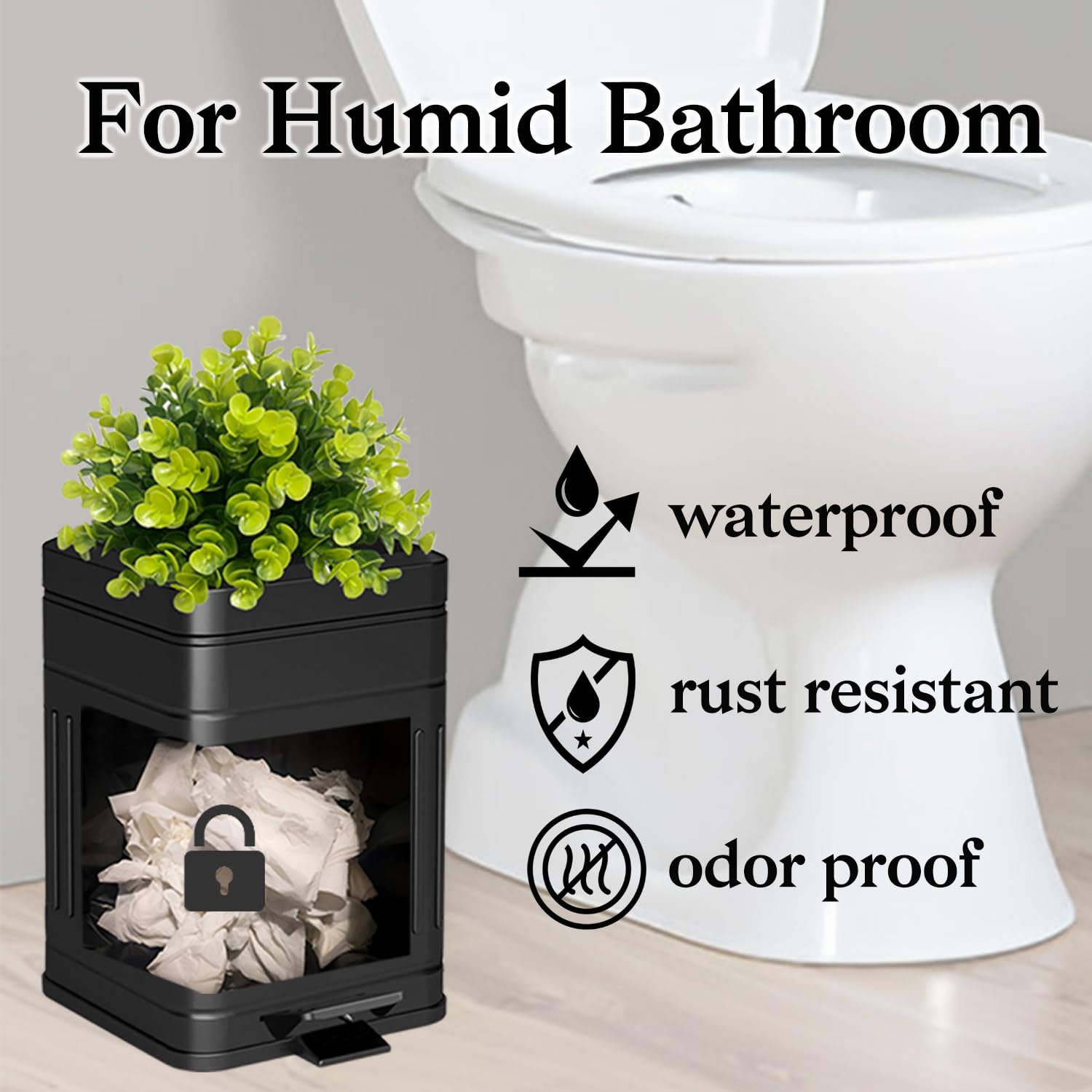 Plant-Styled Dog Poop Can - Outdoor Trash Can -4 Plant-Styled Dog Poop Can - Outdoor Trash Can -4