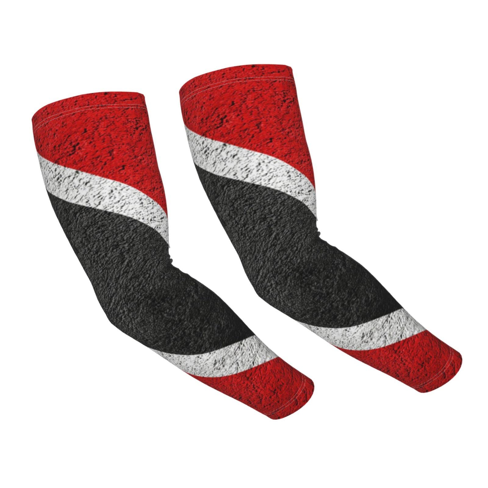 Trinidad And Tobago Flag Cooling Arm Sleeves Sports Tattoo Sleeve Covers