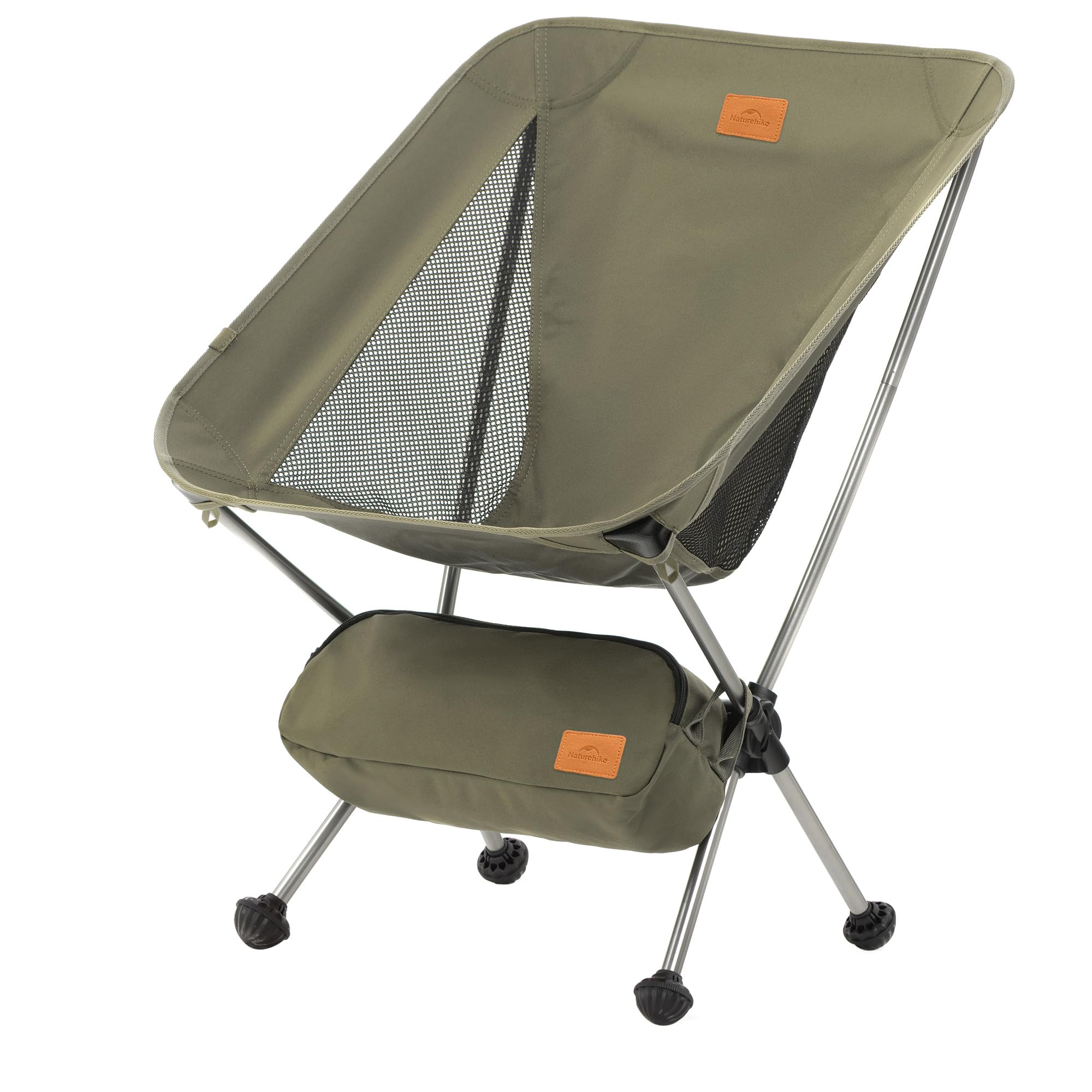 Naturehike Sedia da campeggio ultraleggera, pieghevole, piccola confezione è di 150 kg, per la pesca, picnic, attività all'aria aperta (verde)