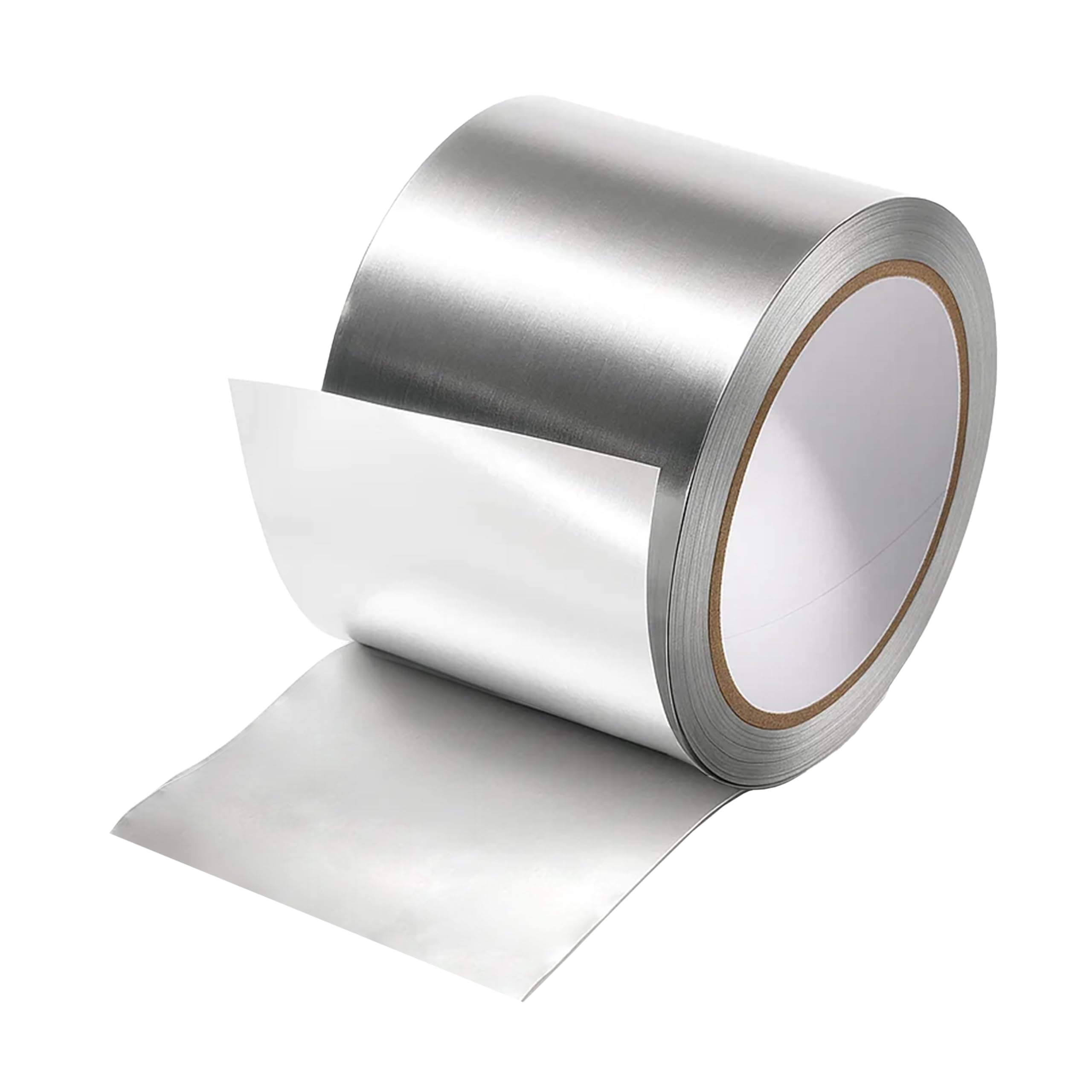 Cinta Adhesiva de Aluminio Resistente al Calor y al Frío, Impermeable y Duradera, Ideal para Reparaciones y Aislamiento Térmico en HVAC, Automóviles y Hogar, 50 mm x 10 m