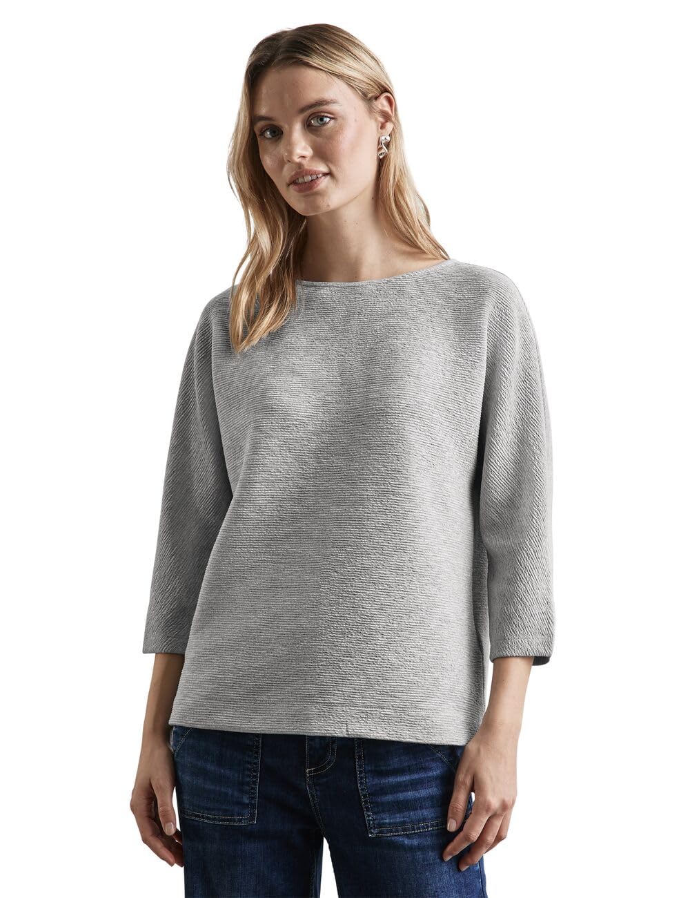 Street One Damen A322366 LTD QR fine Structure Shirt