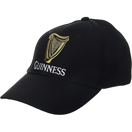 Men's Guinness BLK SIG EMB B/Ball Cap