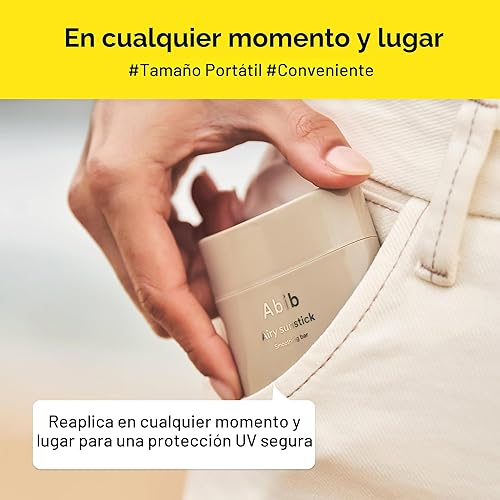 Miniatura 4 de Abib Barra de protección Airy Sunstick de amplio espectro SPF50+ 0.81 oz / 23 g (semimate) Protector solar coreano en barra de protección solar