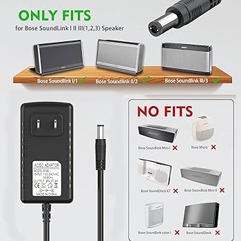 Amazon.co.jp: EYOPLYG互換性のある Bose Soundlink 3 充電器