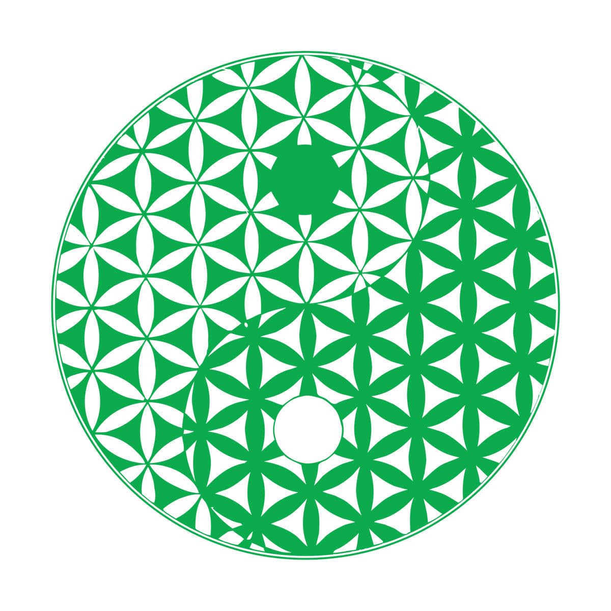 Flower of Life Seed of Life Car Decal Mandala Vinyl Sticker Yin Yang Zen Wall Decal Sacred Geometry Mandala Sticker Yoga Small - 30x30cm