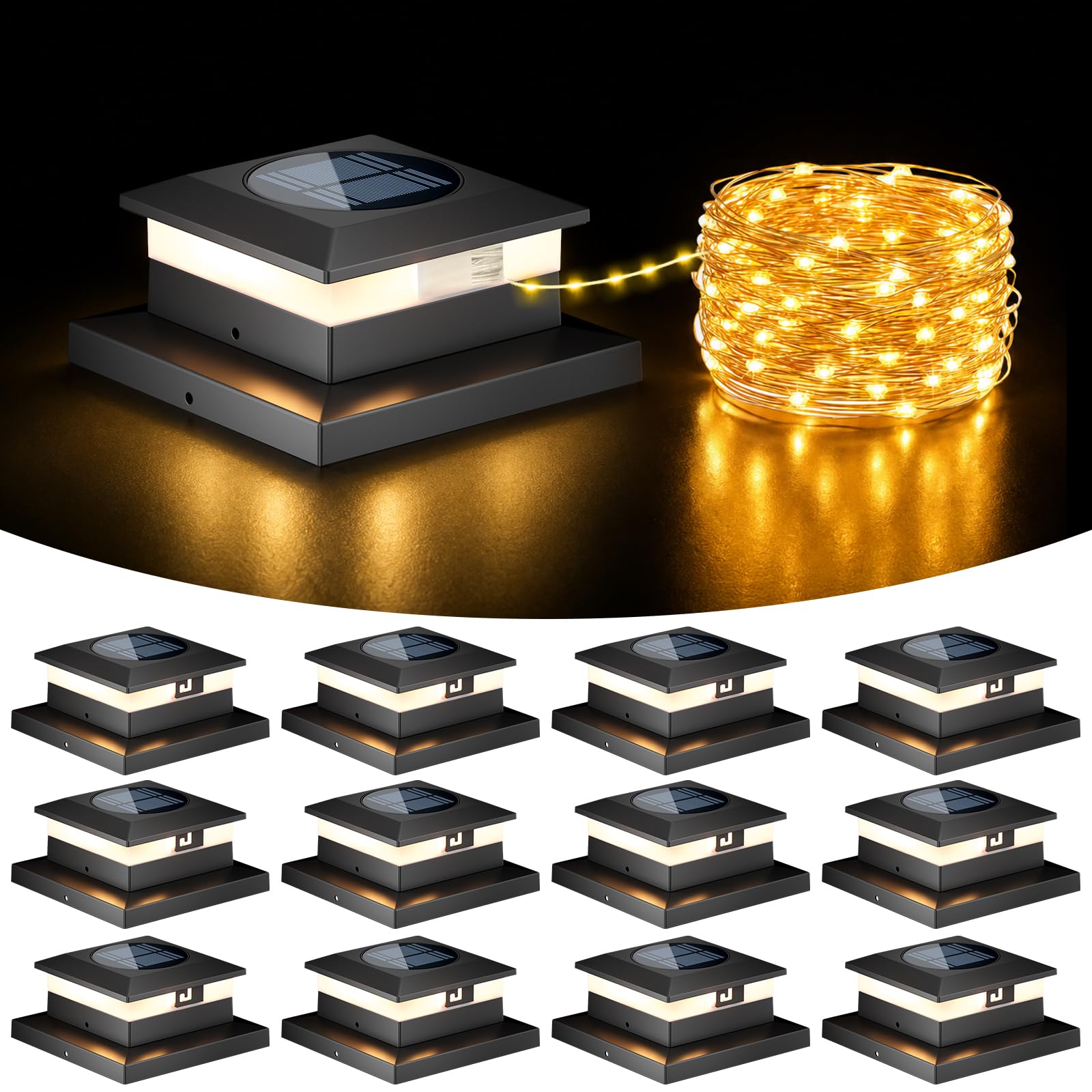 Viewsun Solar Post Cap Lights