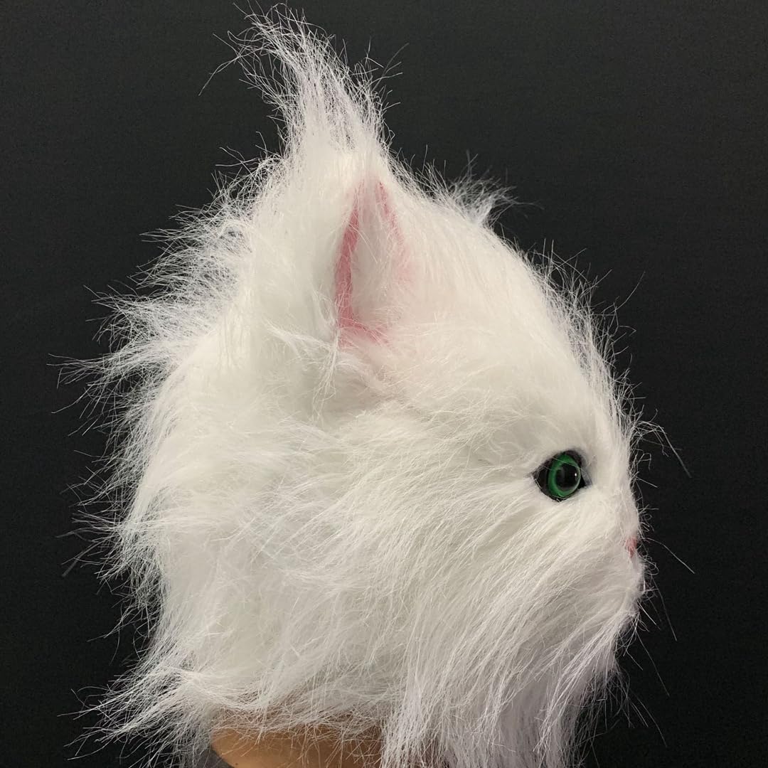 Amazon.co.jp: ネコ 猫マスク リアル 動物仮面 ハロウィンコスプレ