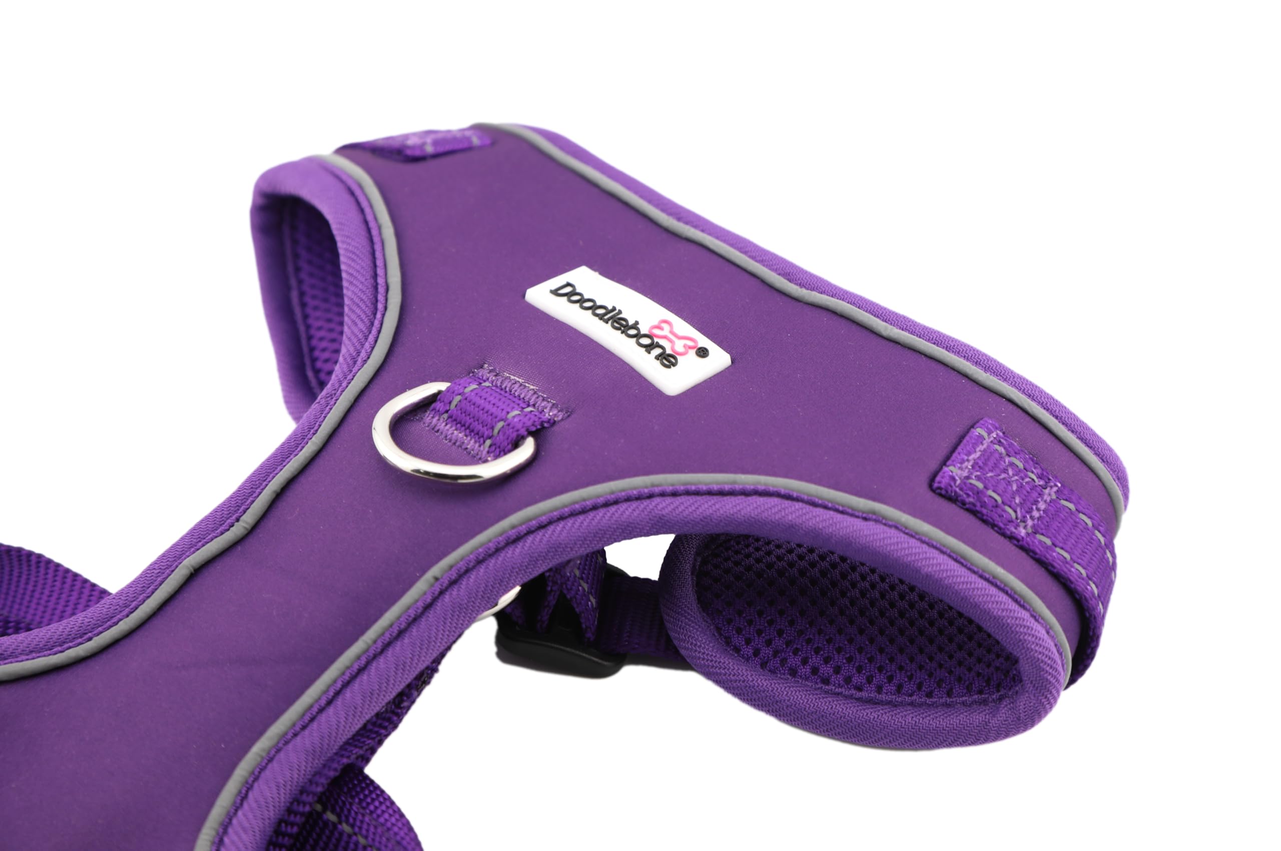 Doodlebone, Adjustable Airmesh Harness, Over Head Dog Harness with Adjustable Neck and Chest, Dual D Rings - Image 3