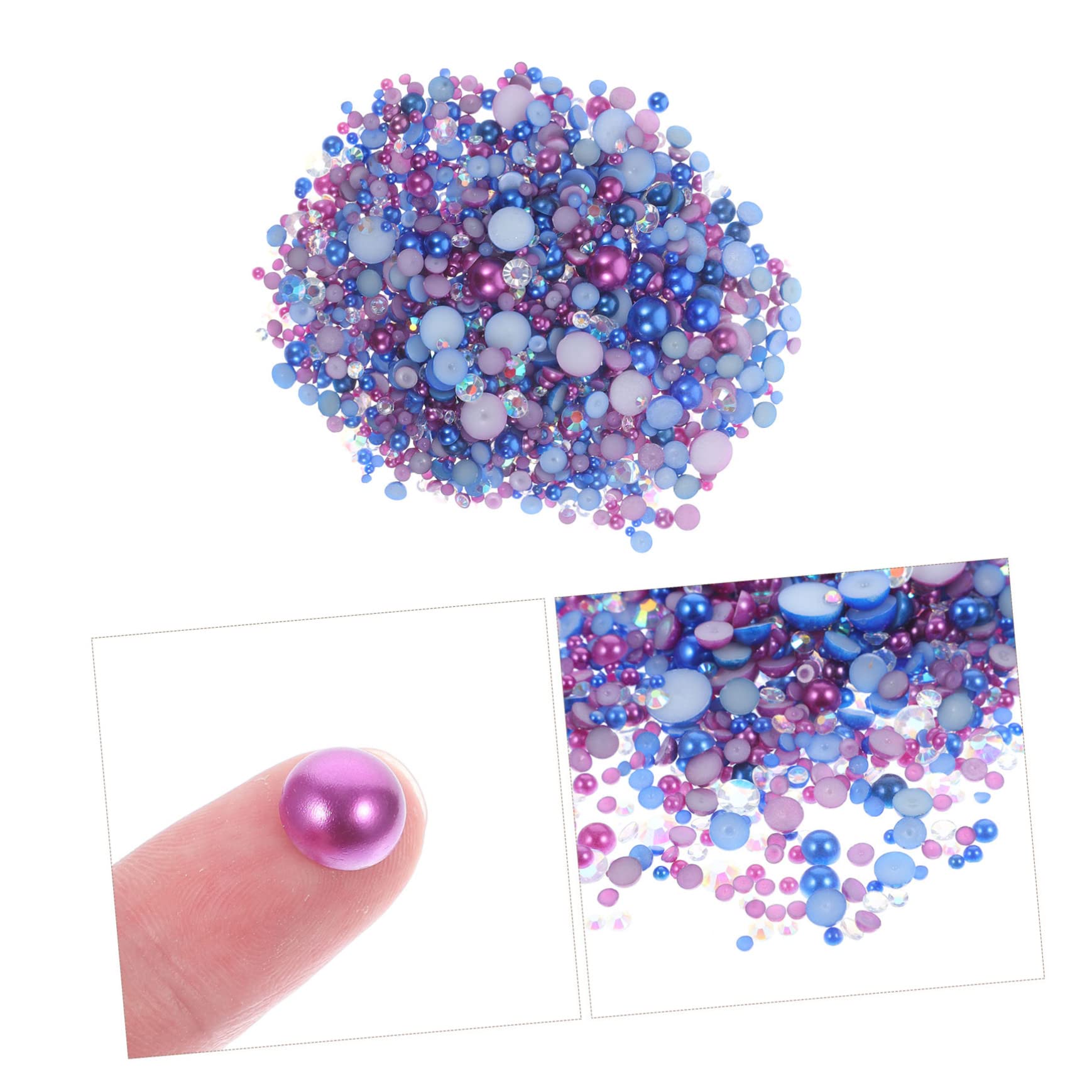 BESTYASH 3 Pezzi Adornamenti per Unghie Decorazioni per Nail Art e Accessori per Unghie per Personale
