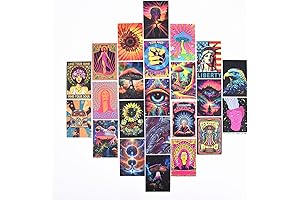 Indie Aesthetic Wall Collage Kit: Embark on a Cosmic Trip