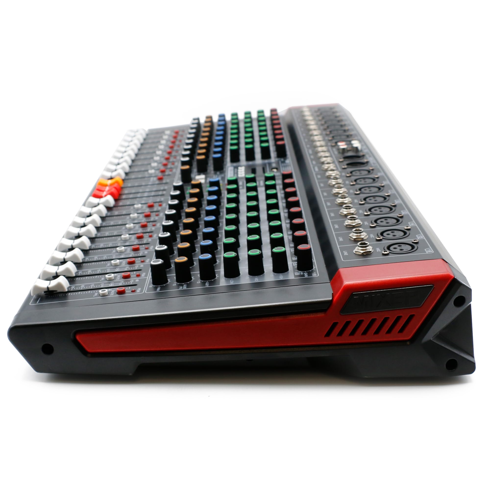 Mixer Audio/Scheda Audio 16 canali, multieffetto DSP, interfaccia USB, Lettore MP3 integrato per riprodurre e registrare, Connettività Bluetooth (EVOMIX-16-USB)