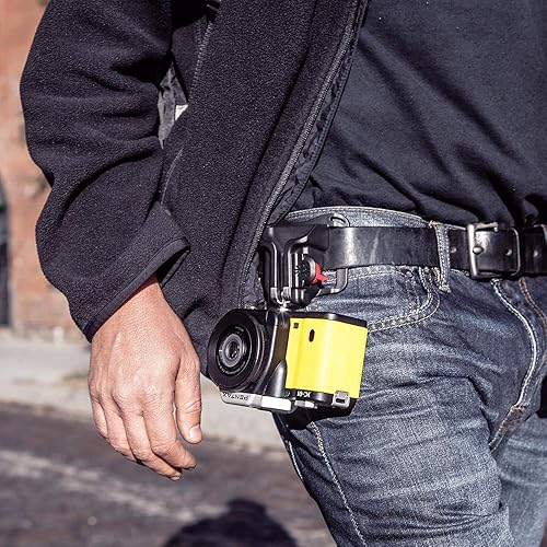 Miniatura 5 de Spider Holster - Funda para cámara BlackWidow + Pin - Funda de bloqueo automático para llevar una cámara ligera desde cualquier cinturón