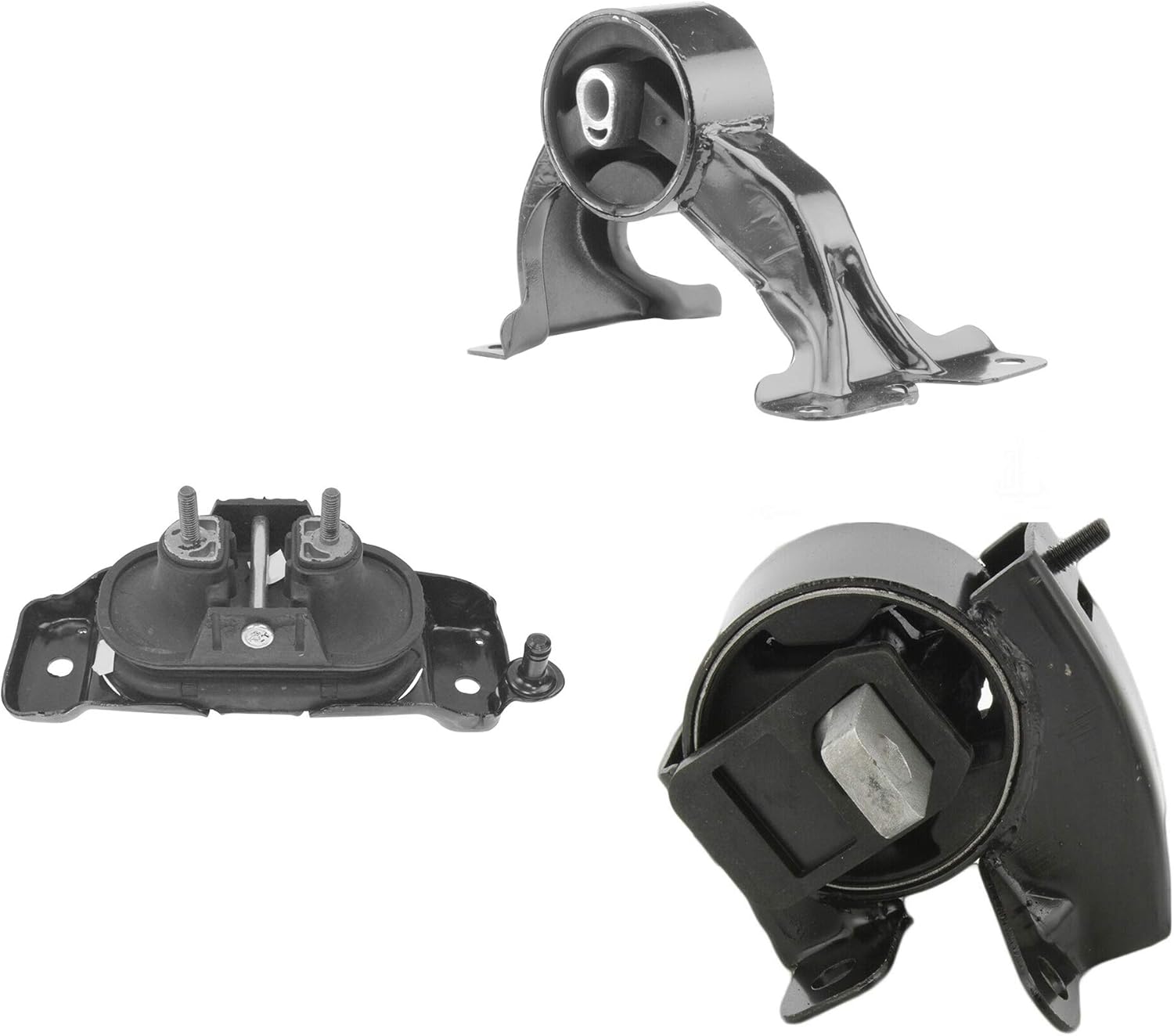 ADVANCE IGNITION Engine Motor and Automatic Transmission Mount Set 3PCS Compatible With Chrysler Dodge Ram Volkswagen 11-19 Town and Country Grand Caravan C/V Routan 3.6L 2011-2017 2018 2019