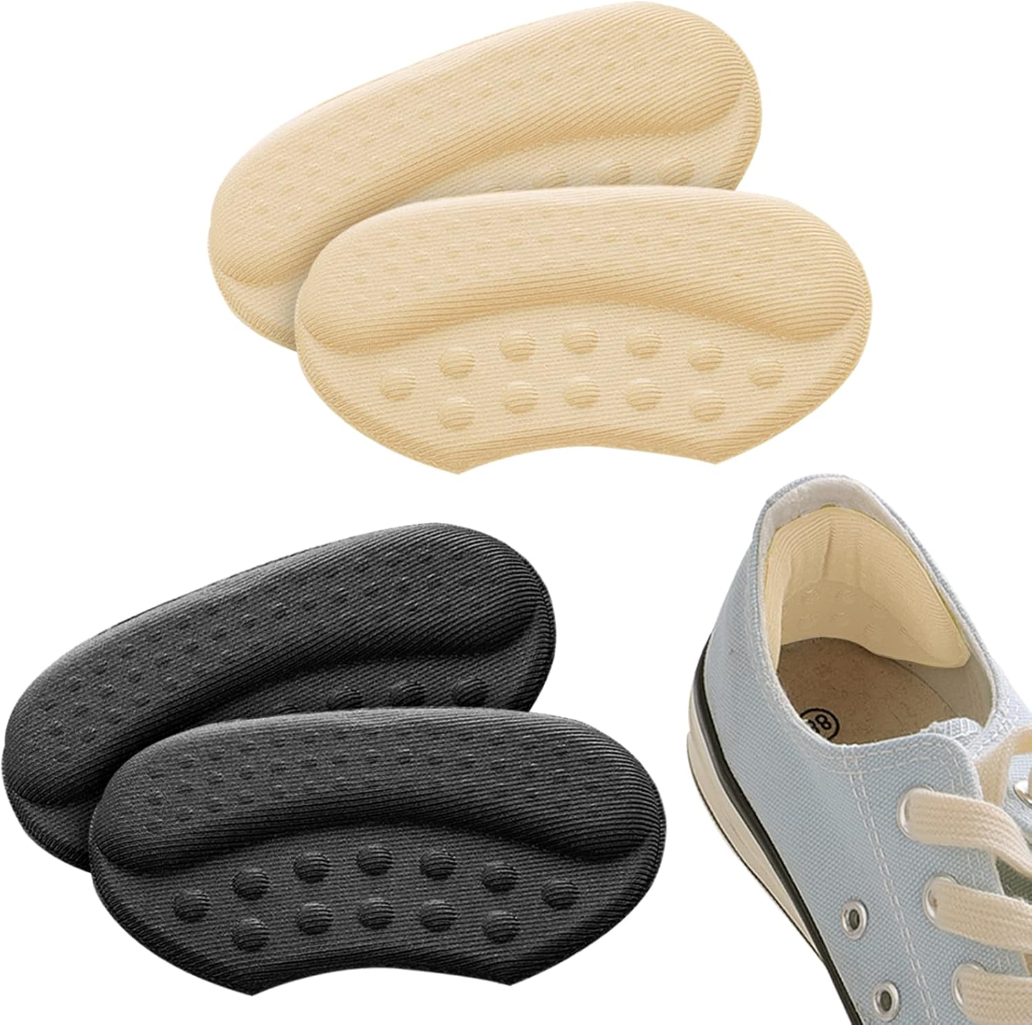 WLLHYF 5D Heel Grips for Men and Women, Cushions Inserts