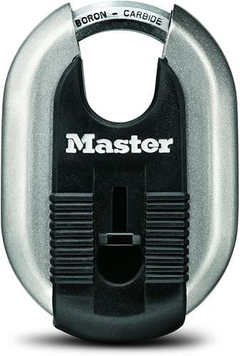 Master Lock Candado, Cerradura Magnum de Acero Inoxidable, 2-516 pulg. de ancho, M187XKAD