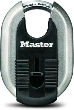Master Lock Padlock, Magnum Stainless Steel Lock, 2-5/16 in. Wide, 187XD