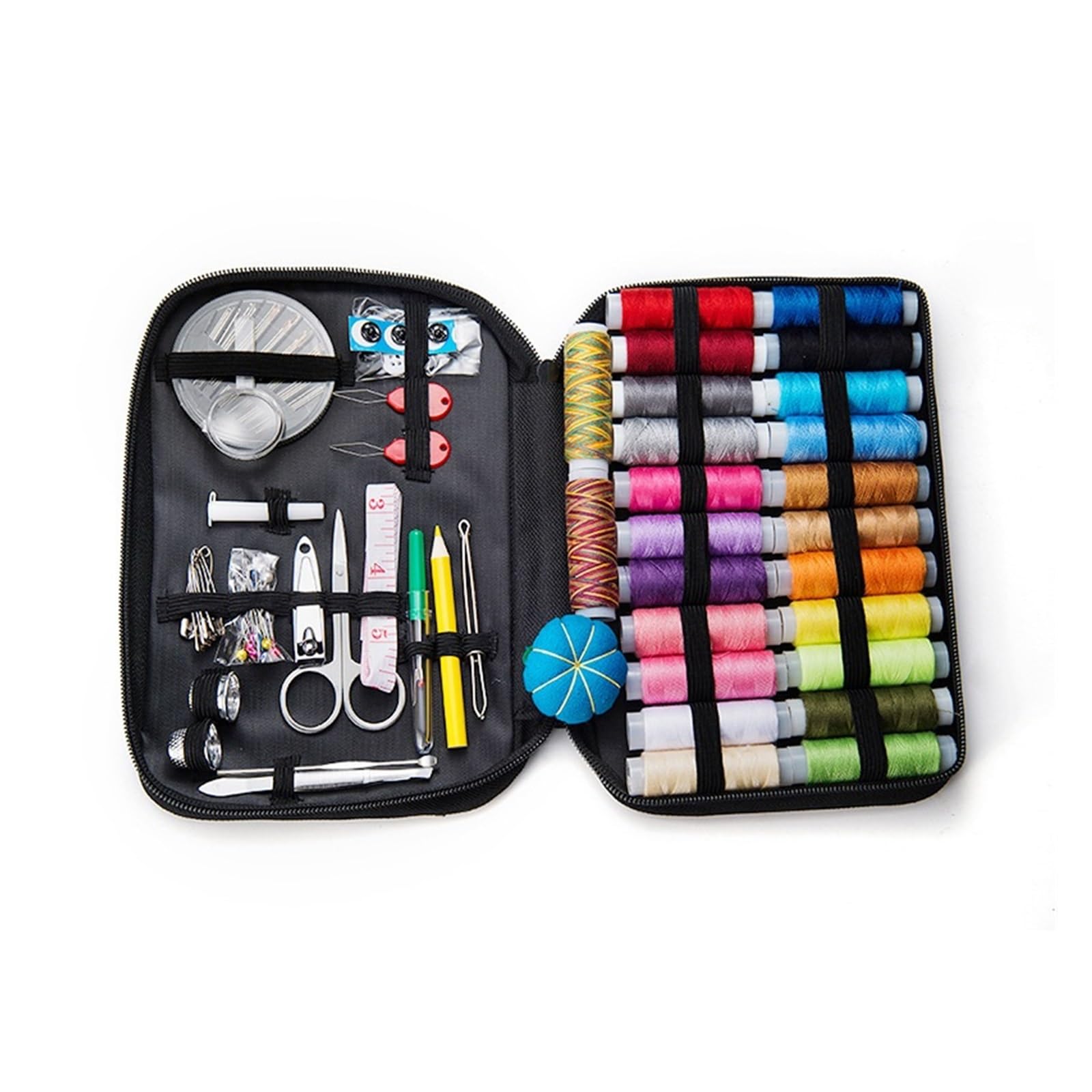 Juego de Herramientas de Costura portátil para Bricolaje, Caja de Costura para el hogar, Kit de Costura para el hogar