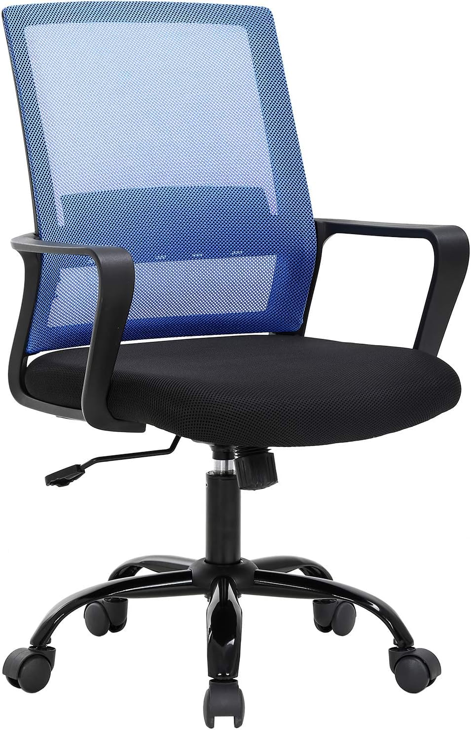 BestOffice Office Chair Desk Chair Computer Chair Swivel Rolling Executive Lumbar Support Task Mesh Chair Adjustable Stool for Women Men, Blue