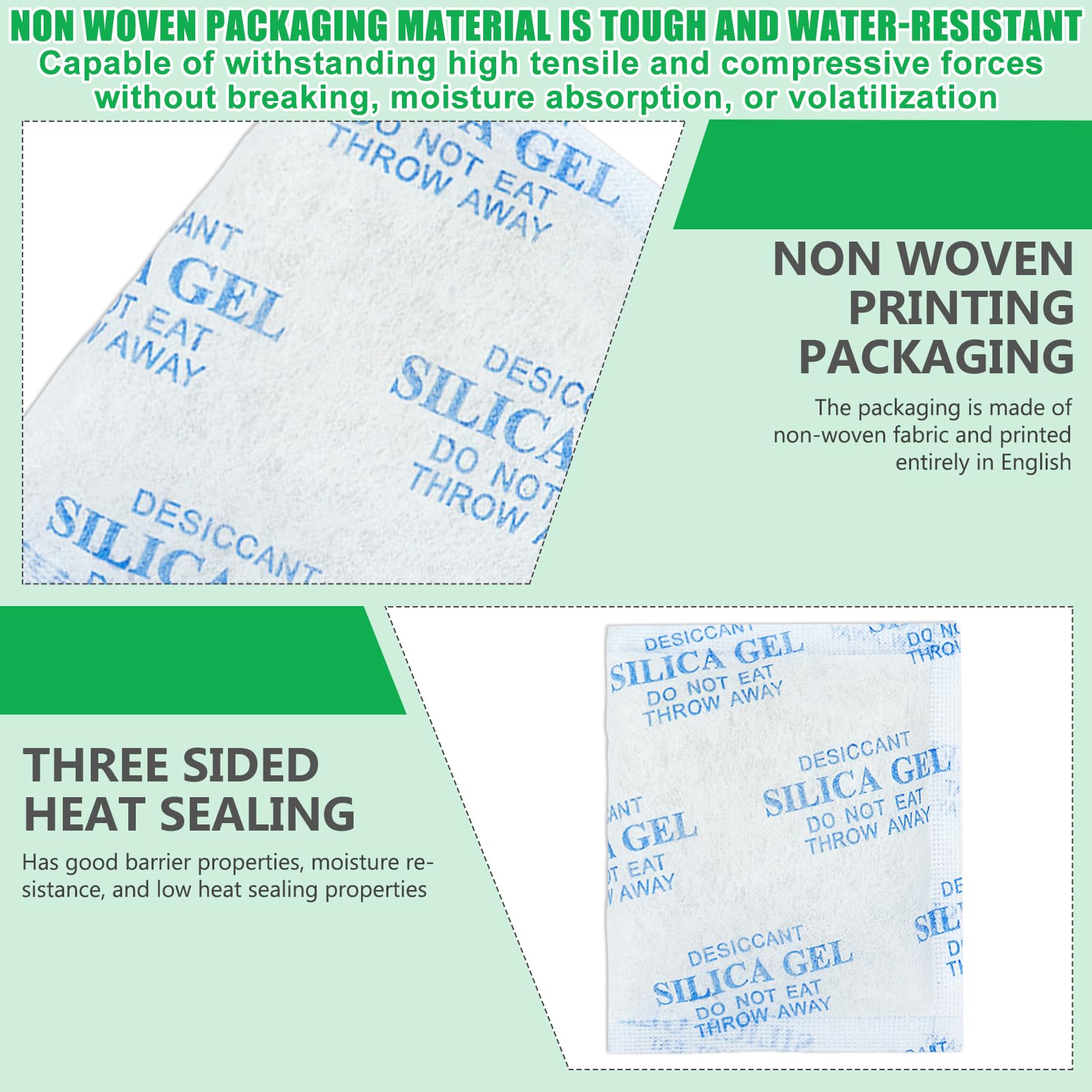 50 Bustine Essiccanti Gel Di Silice Dry & Dry Da 50g - Foto 7