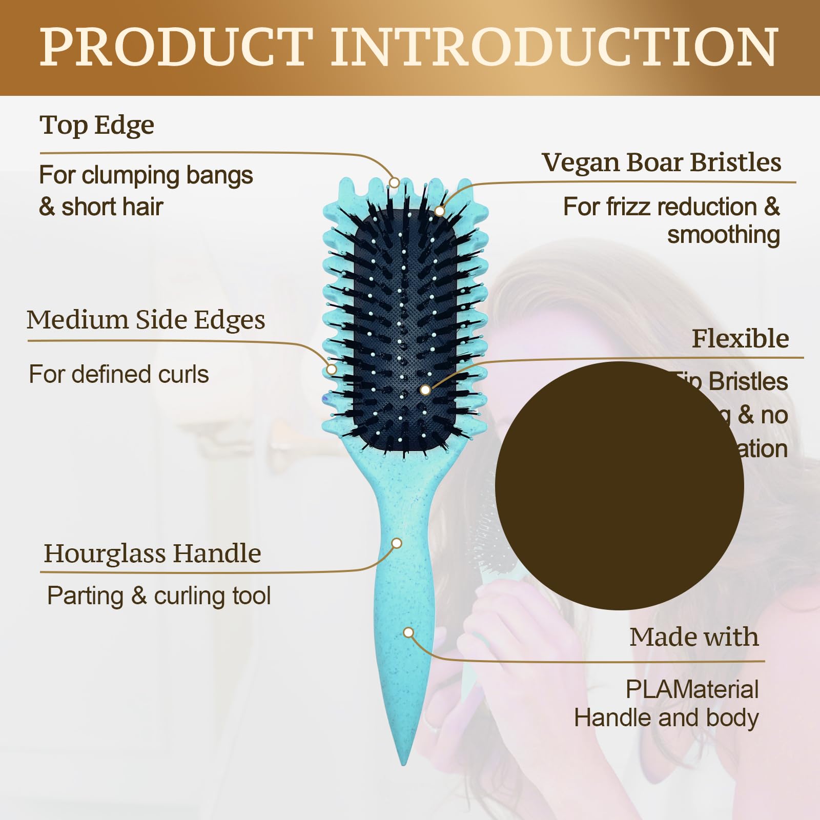 ENGHEK Curly Hair Brush - Image 3