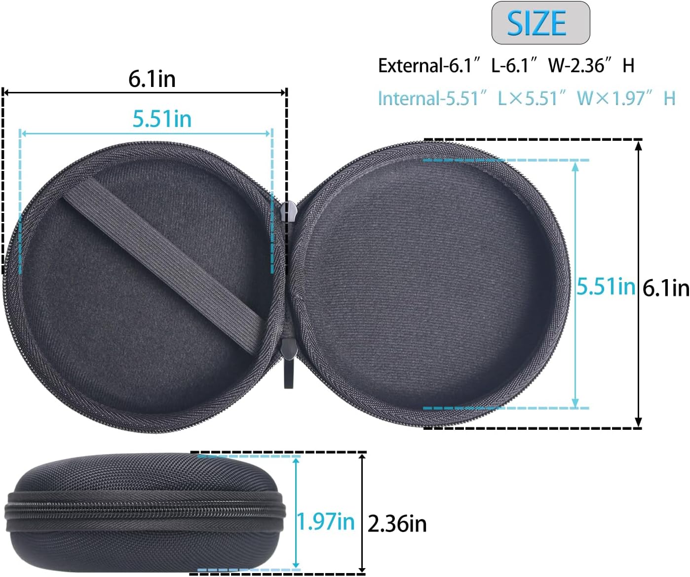 Hard Protective Travel Case Compatible with Bang & Olufsen Beosound A1 2nd Gen Bluetooth Speaker - Image 2