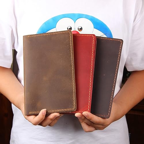 Miniatura 7 de Fasjosma Libros de mesero para camarera, de cuero para restaurante, presentadores de cheques de invitados, tarjetero para camarera, organizador de