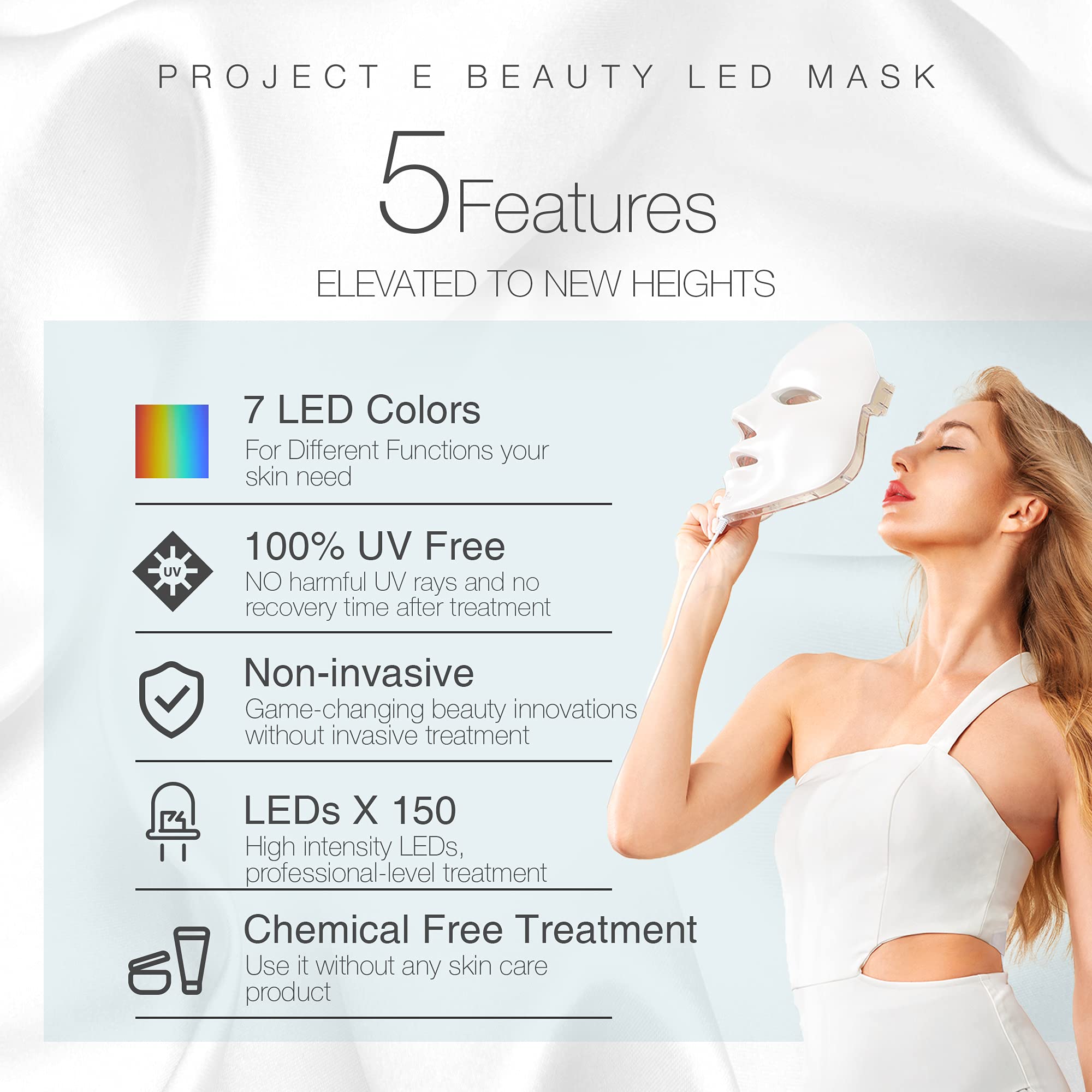 Buy Project E Beauty Skin Rejuvenation Photon Mask LED Face Mask