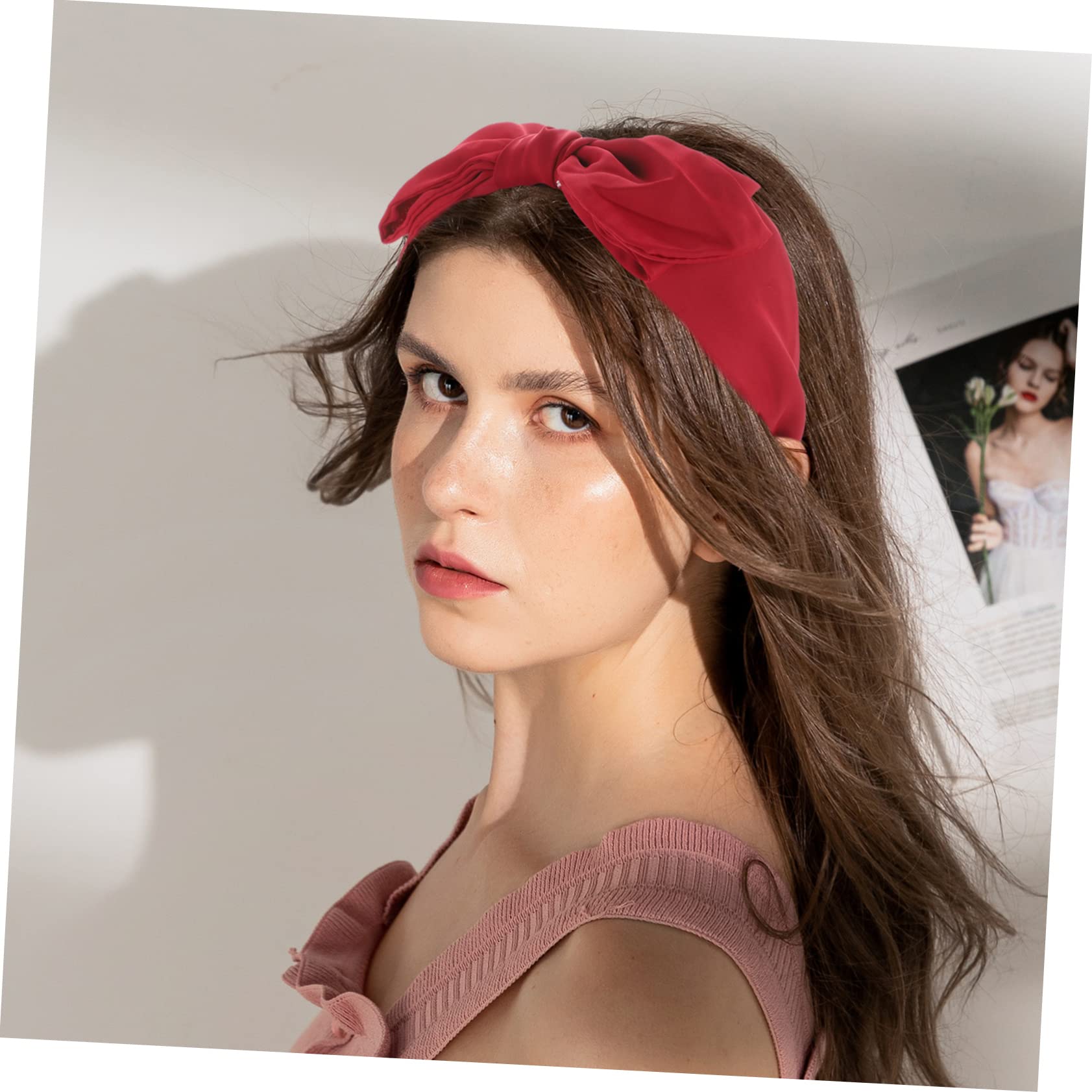 FRCOLOR 8 Pz Fascia Con Fiocco Fiocco Annodato Fascia Per Con Fiocco Grandi Fasce Con Fiocco Elastico Per Con Fiocco Arredamento Femminile Ad Arco Tessuto