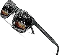 Vista 12 de ROCKNIGHT HD Polarized Driving Sunglasses UV400 Protection Lightweight Al-Mg Metal Frame Outdoor Casual 60mm