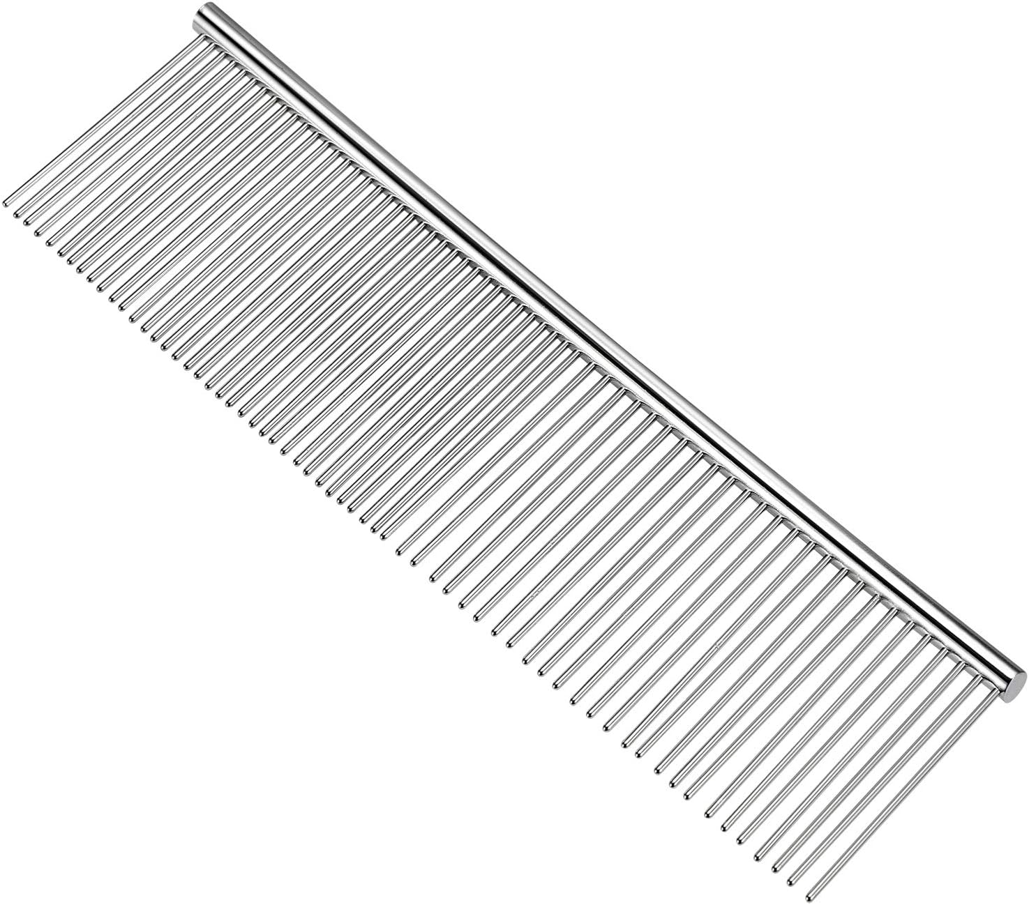 Metal Pet Steel Comb ,Grooming hair for Dogs Cats and Other Pets (L)