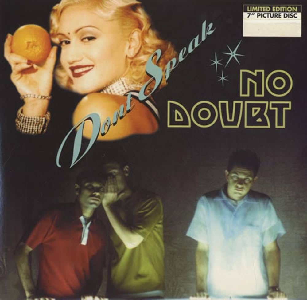 【EP】No Doubt / Don't Speak 7inレコード No Doubt/Don't Speakレコード7インチ限定ピクチャー盤1996
