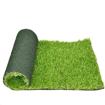 Artificial Grass Turf Pet Grass Fake Grass Rug 3FT x 5FT, 1.38inch Pile Height High Density Faux Grass Indoor Outdoor Synthetic Grass Lawn Carpet,Non Toxic Astroturf,Custom Size Provided