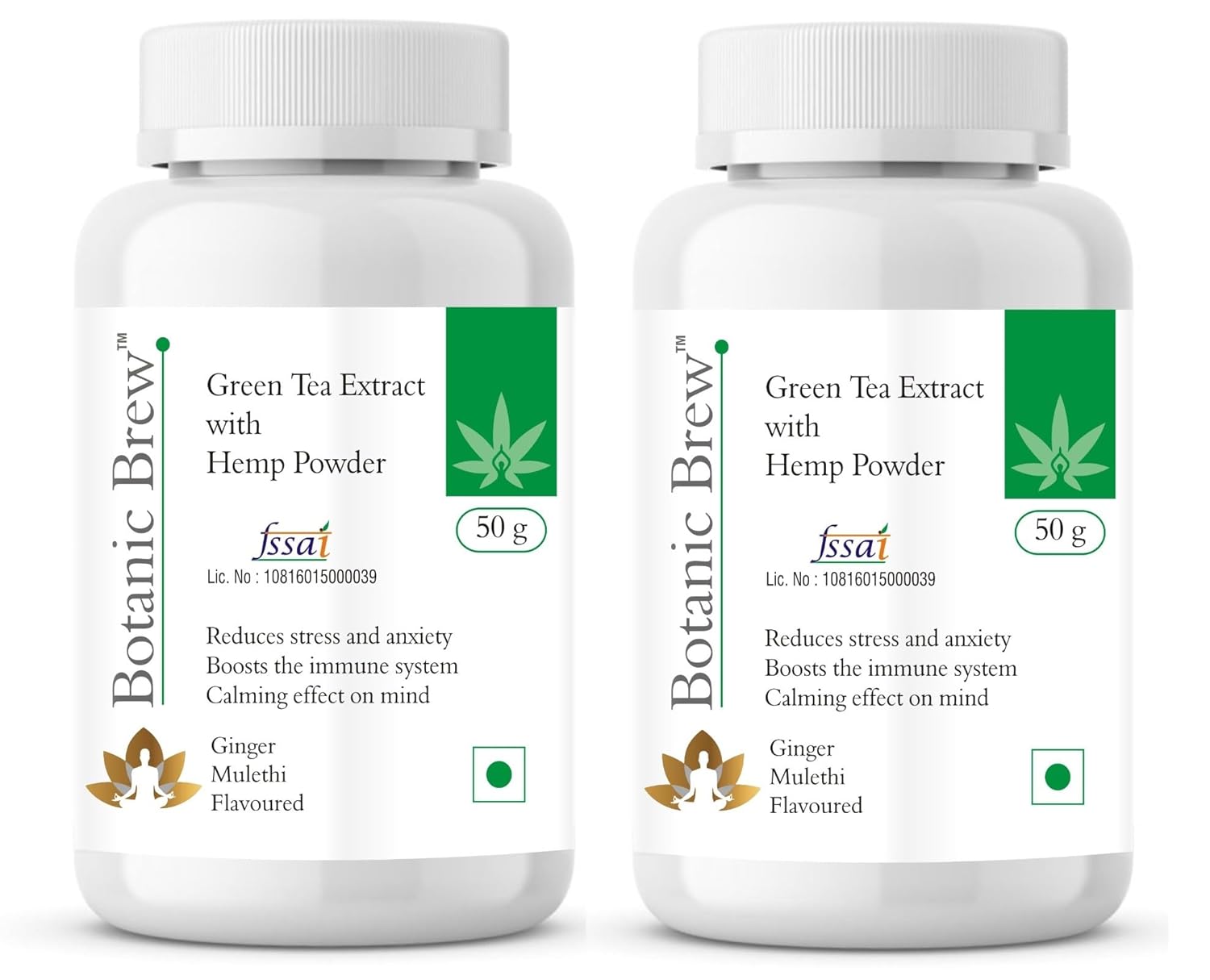 Mint Life Sciences Botanic Brew Green Tea Extract with Hemp Powder