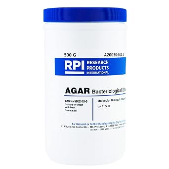 Agar, Bacteriological Grade, 500 Grams
