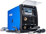 IPOTOOLS MIG-250S MIG MAG Synergy Soldering Machine - Synergy MIG Soldering Machine with 250A 230V IGBT, 5 in 1 MIG Flux MMA Electrodes, Portable Welding Station, 7 Year Warranty - 1