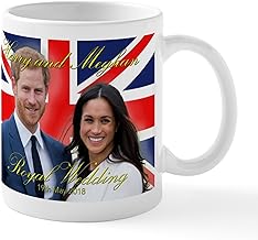 CafePress HRH Prince Harry And Meghan Markle Mugs 11 oz (325 ml) Ceramic Coffee Mug