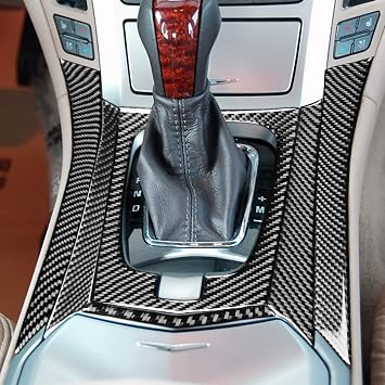 NVCNX Real Carbon Fiber Trim for Cadillac CTS CTS-V Interior Accessories