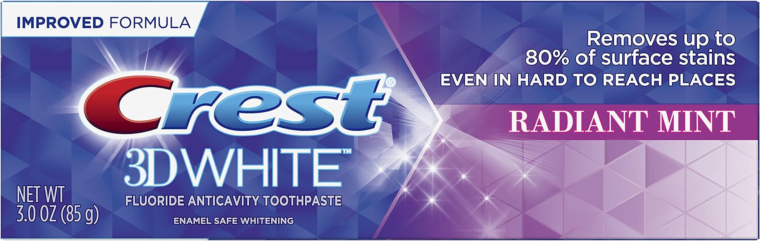 Crest Toothpaste 3d White Radiant Mint, 3oz