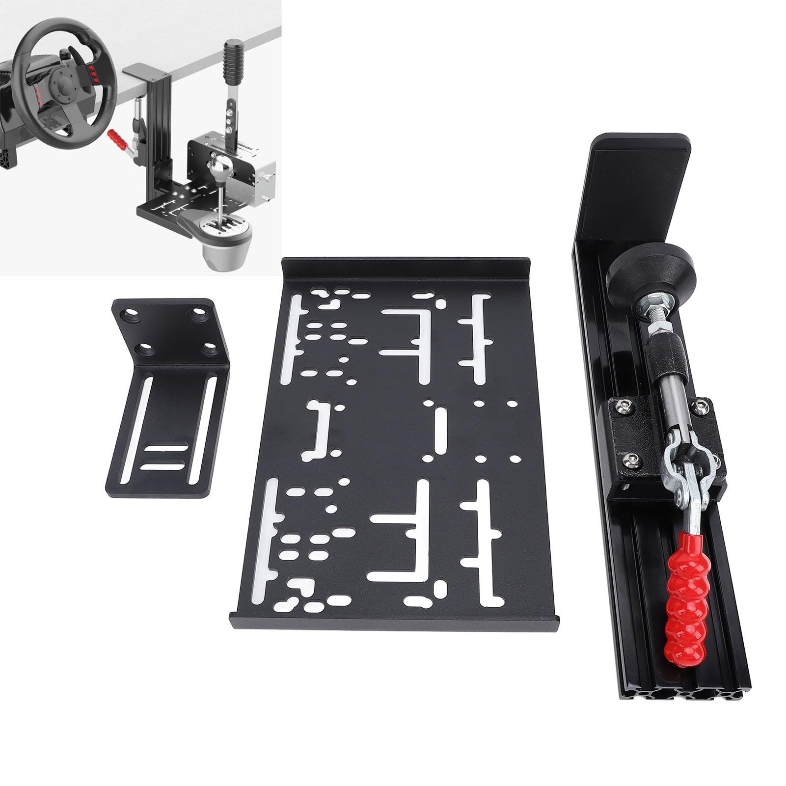 Dpofirs Kit Freno a Mano con da Costruzione Stabile e Regolabile Installazione Rapida per G Driving Force, Compatibile con TH8A e Freno a Mano TSS per gli Appassionati di Corse