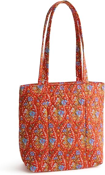 Vera Bradley Women's Premium Cotton Small Original Zip Tote Bag Tote Bag