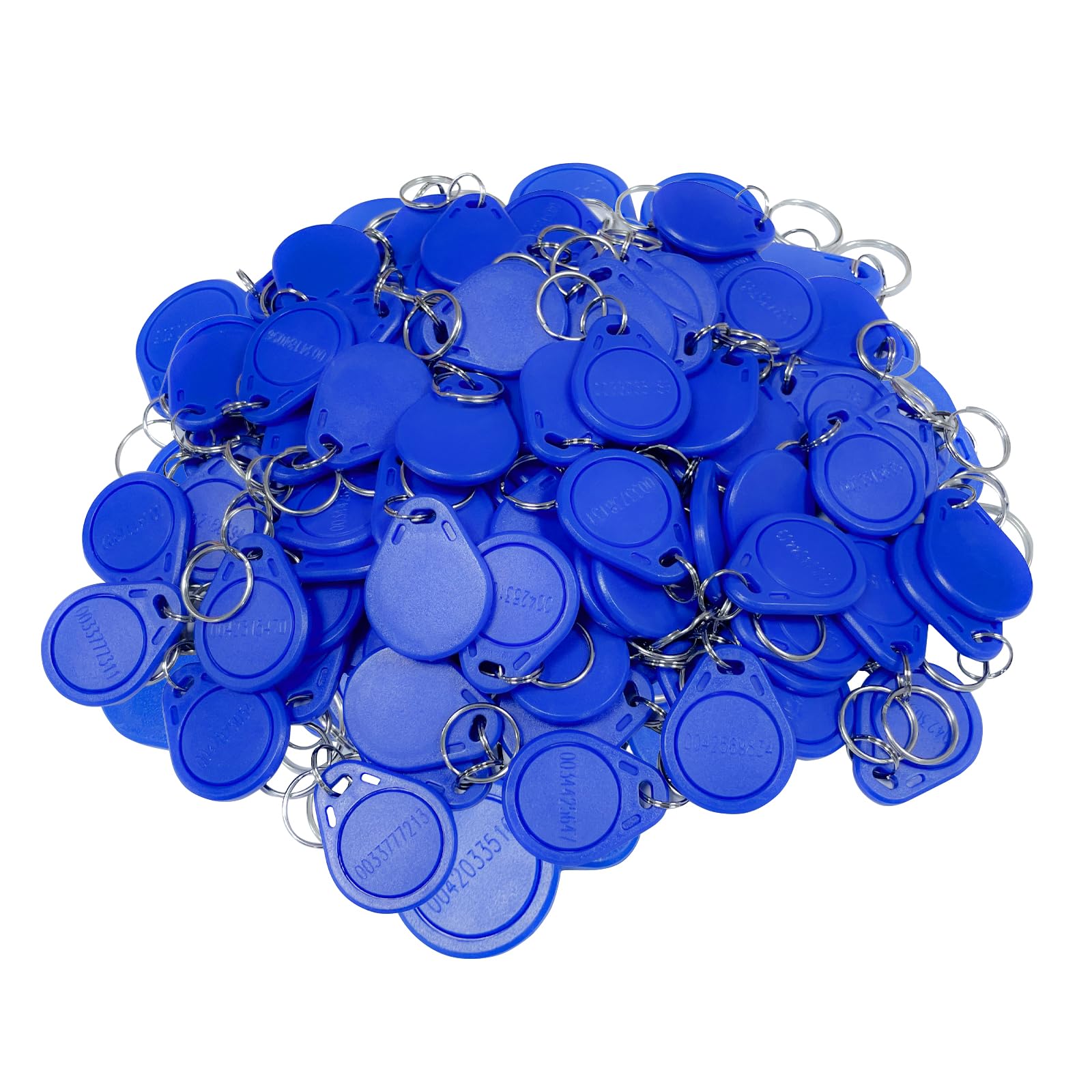 Photo 1 of 100pcs RFID Key Fob ID Card Key Tags 125KHz RFID EM-ID Card Keyfob for Door Access Control - Read Only (ID Fobs 100pcs)