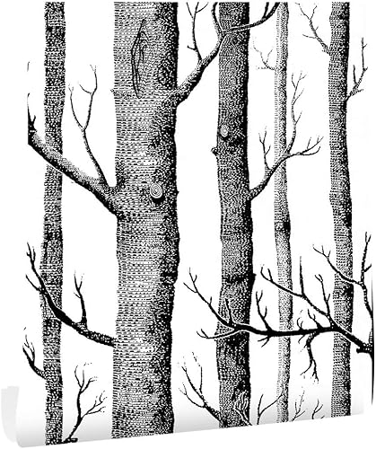 Papel tapiz de abedul para despegar y pegar papel tapiz de madera autoadhesivo papel de contacto impermeable y forro de estantes decoración del