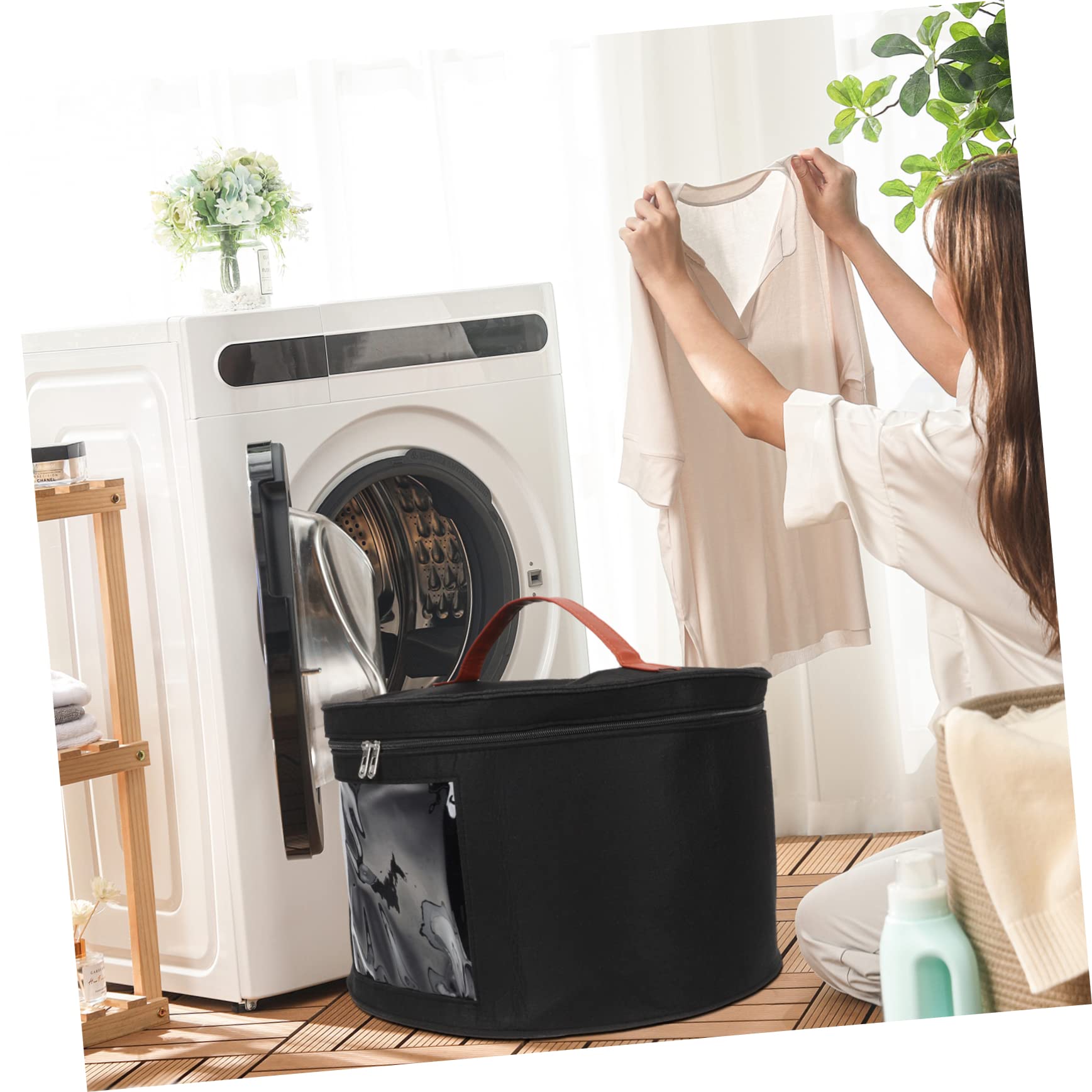 MUSISALY Hat Storage Box Felt Organizer for Hats Socks and Accessories Tear Resistant for Bedroom and Travel Storage