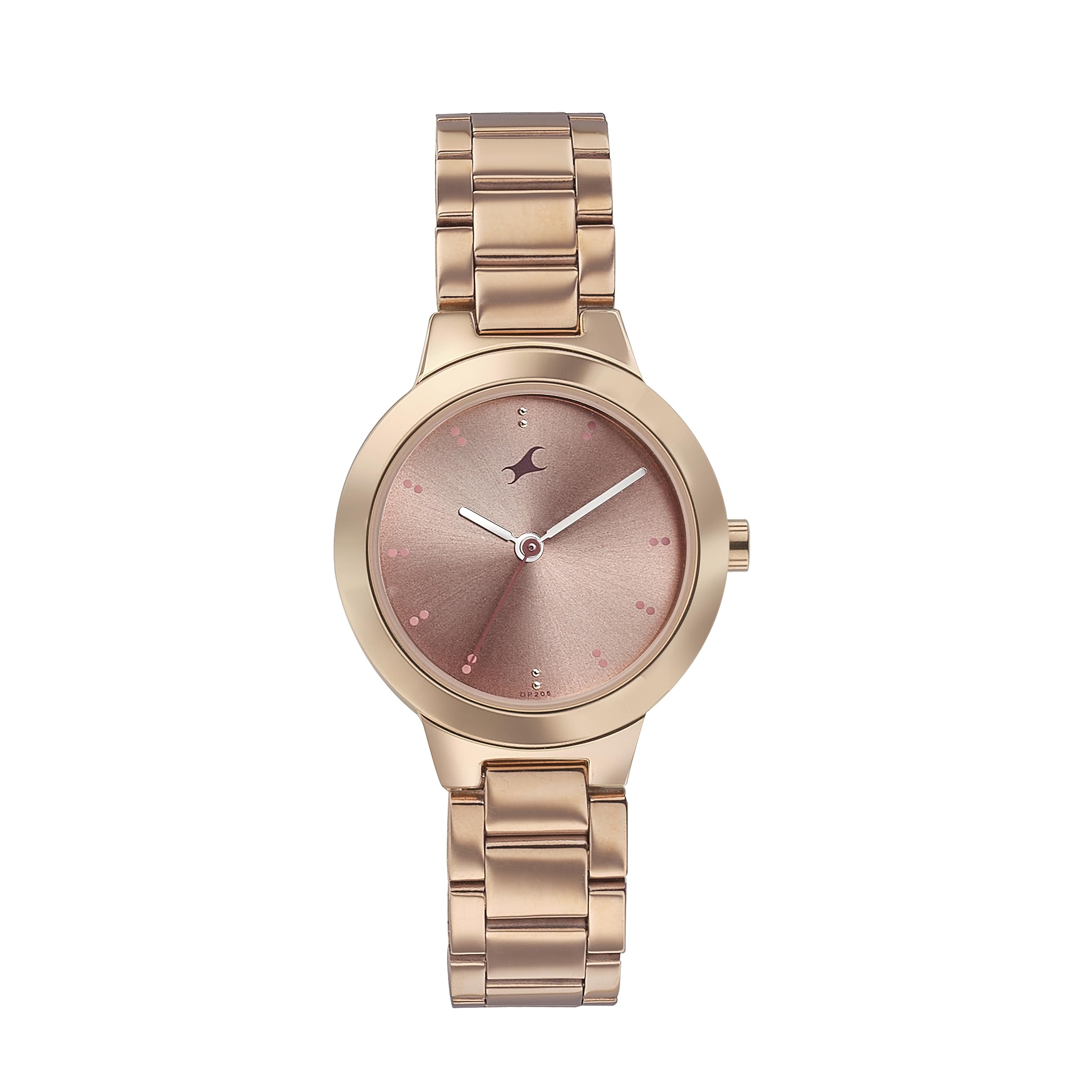 Fastrack Pulse Quartz Analog Pink Dial Stainless Steel Strap Watch for Girls-6150WM01 (B0CH8FZBCM) Amazon Price History, Amazon Price Tracker