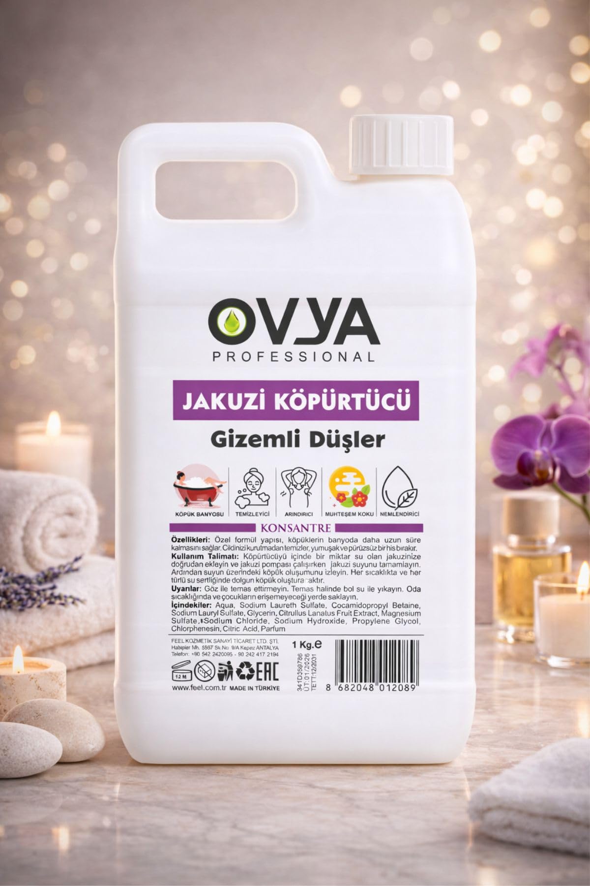 Konsantre Jakuzi Köpürtücü Banyo Köpüğü | Gizemli Düşler