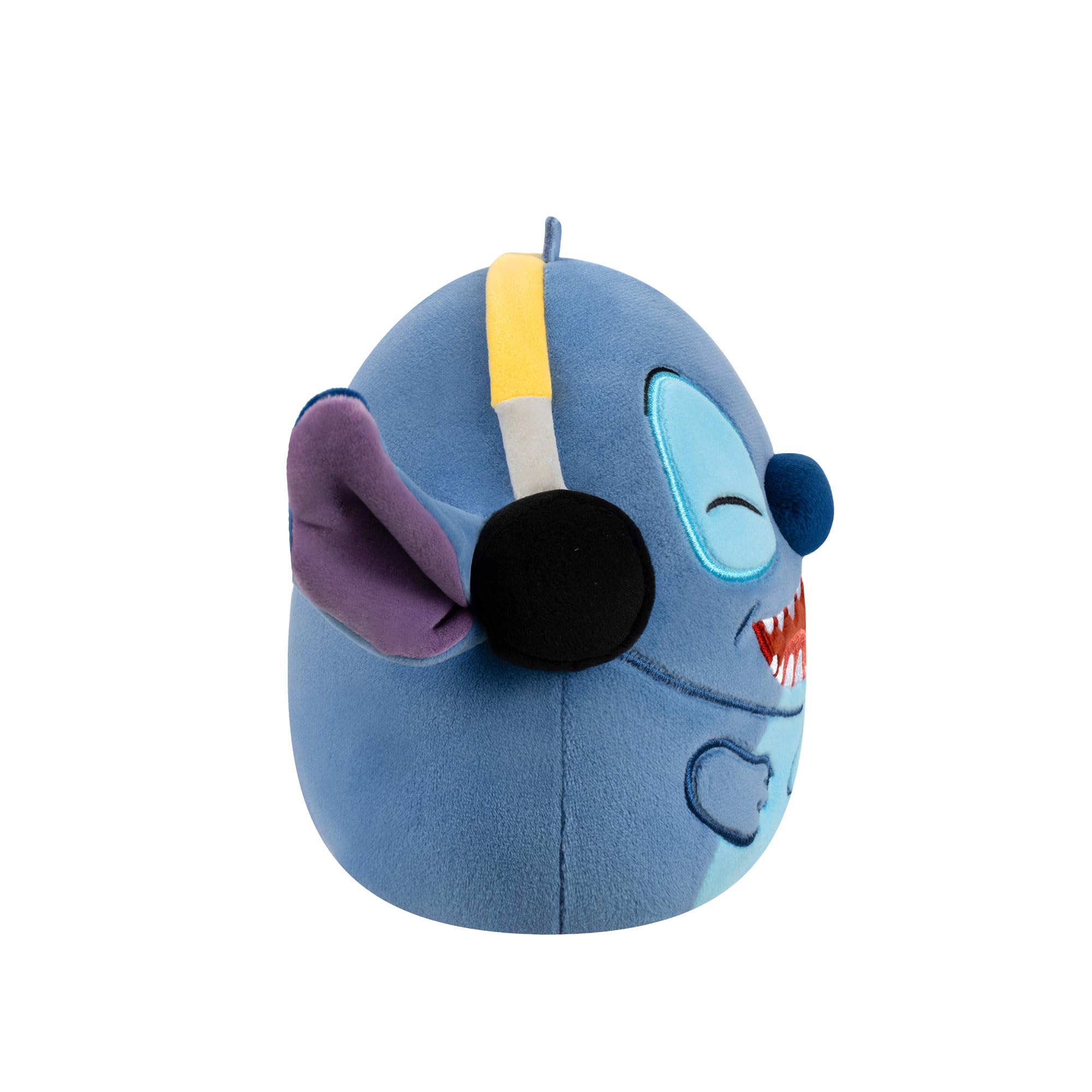 Squishmallows Original 8-Inch Disney Stitch with Headphones Plush, Multicolor, 8 inches - Image 3